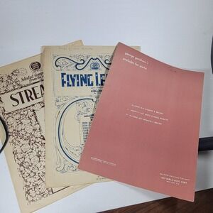 Streabbog Series One CORA WALTZ Vintage Piano Sheet Music Flying Leaves Gershwin